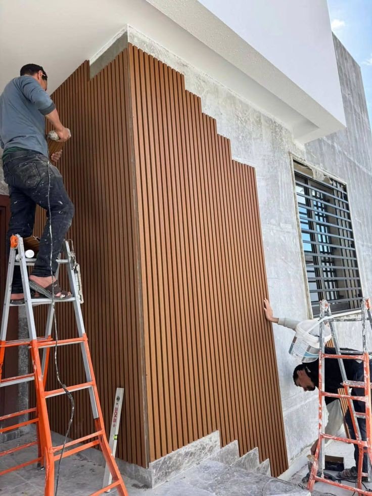 واجهات بديل الخشب